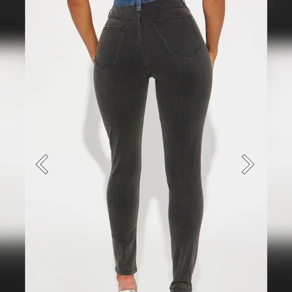 Colorblock Skinny Jeans - Picture 2 of 3